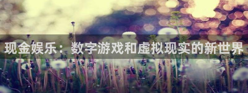 运达娱乐体育平台注册：现金娱乐：数字游戏和虚拟现实的新世界