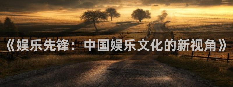 运达娱乐下载二维码：《娱乐先锋：中国娱乐文化的新视角》